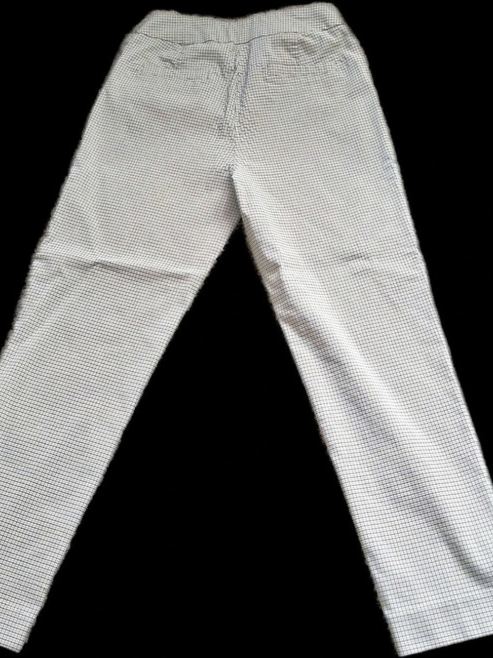JACQUES RACHEL Plaid Straight Leg Pants in Brown & Black Size 8